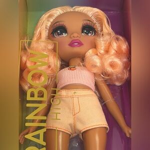 Rainbow High Georgia Bloom Series 3 Fashion Doll Peach NRFB MGA New Sealed